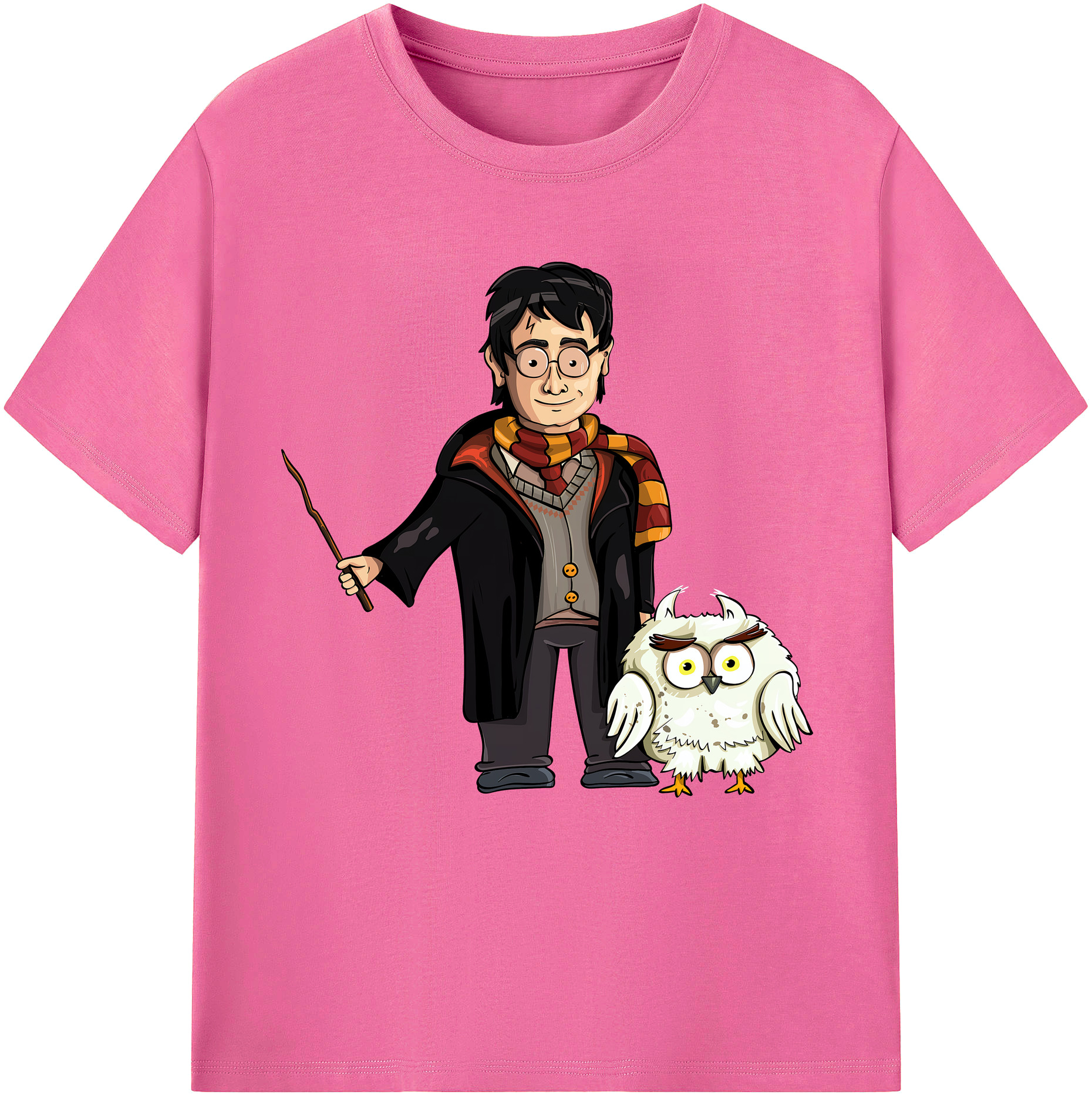 （画像用） Harry Potter ハリー・ポッターシリーズ レディースカジュアルプリントTシャツ（綿100％）